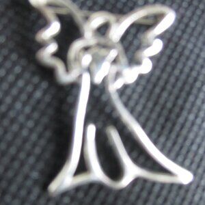 Angel Brooch/Pin. Sterling Silver